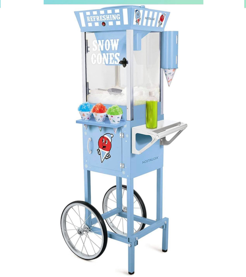 Ice cone machine solano party rentals