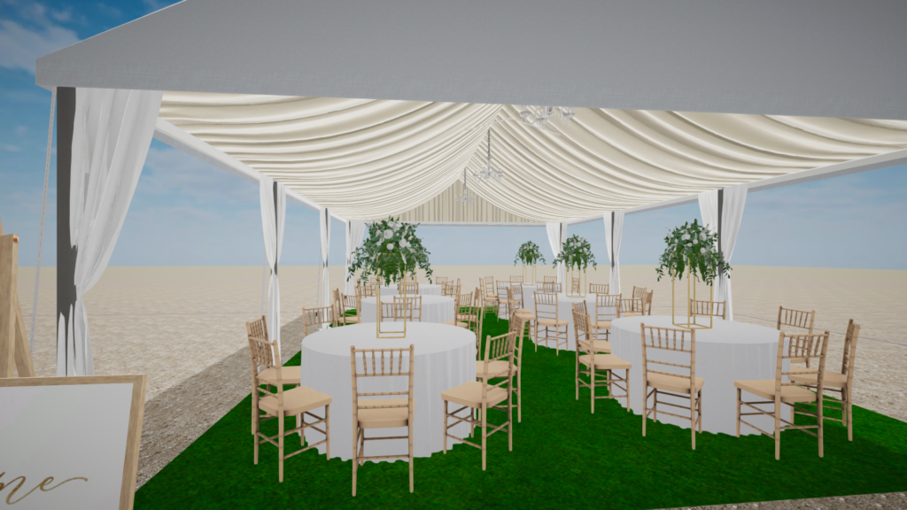 Gold party packages - solano party rentals